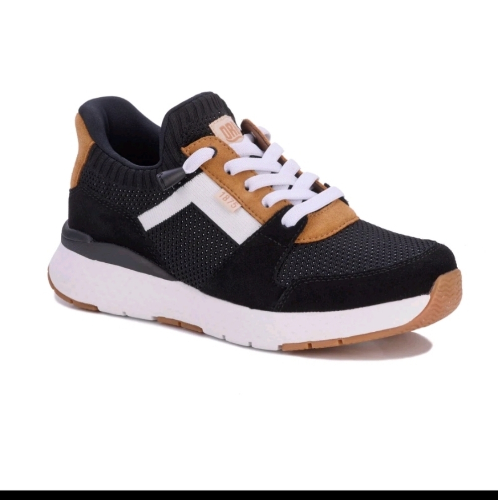 Drew Women's Bobbie - No Hands Lightweight sneakers, Black Combo 10837 - Picture 2 of 7